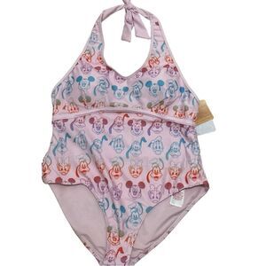 Disney Swimsuit Mickey Mouse All Over Print size XL NWT